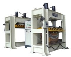150 TON YÜKSEK FREKANS KONTRAPLAK VE MDF BÜKME PRESİ