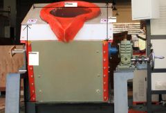 500KG HİDROLİK DEVİRMELİ SCR SİSTEM İNDÜKSİYONLA ALUMİNYUM ERGİTME OCAĞI