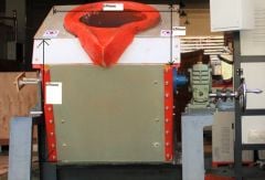 250KG DEVİRMELİ IGBT SİSTEM İNDÜKSİYONLA  PİK DEMİR ERGİTME OCAĞI